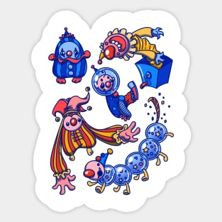 Clown Party Sticker